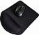 Mouse Pad Ergonomico Apoio com Silicone Gel Formato Retangular Tecido Preto - Imagem 1