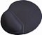 Mouse Pad Ergonomico Apoio com Silicone Gel Formato Gota Tecido Preto - Imagem 1