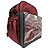 Capa Mochila Bag Motoboy Térmica Delivery de Pizza - Reforçada Vinho - Imagem 3