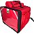 Capa Mochila Bag Motoboy Delivery  - Bolso Refrigerante /Maquininha - Vermelha - Imagem 3