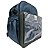 Bag Motoboy Reforçada -Impermeavel 45LT C/Grade Divisória - Azul escuro - Imagem 2