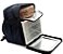 Mochila Bag Térmica Para Delivery de Pizza  Com Grade Divisória - Azul escuro - Imagem 2