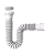 Sifão Sanfonado Branco Universal Ajustável de PVC Extensível - Imagem 2