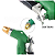 Gatilho Esguicho Para Mangueiras Abs E Metal Encaixe Universal - Imagem 4