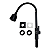 Torneira Cozinha Preta Luxo Mesa Gourmet Com Chuveirinho Black 2 Jatos ABS - Imagem 6