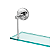 Porta Shampoo Vidro Metal Parede Box Banheiro Standard - Imagem 2