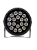 Par led 18x18w RGBWA+UV Plastico AC Powercon - Imagem 1