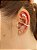 Piercing trágus florzinha cravejada Prata 925 - Imagem 3