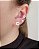 Piercing fake aro duplo liso Prata 925 - Imagem 2