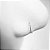 Piercing argola náutica nariz prata 925 - Imagem 3