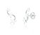 Brinco ear cuff estrelas degradê Prata 925 - Imagem 1