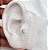 Piercing lua cravejada Prata 925 - Imagem 2