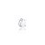 Pingente ponto de luz galeria gota 6 mm x 8 mm Prata 925 - Imagem 1