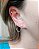 Corrente Ear Line Veneziana 4 cm Prata 925 - Imagem 3