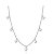 Choker medalhinhas corações Prata 925 - Imagem 1