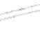 Corrente choker elos corações 45 cm Prata 925 - Imagem 2
