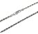 Corrente cordão baiano 45 cm Prata 925 - Imagem 1