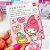 MINI BLOCO AQUARELA 12 FLS - SANRIO - Imagem 1