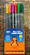 MARCADOR FINELINER 12 CORES 0,4 MM KAZ - Imagem 1
