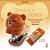 MINI GRAMPEADOR CUTE URSO MARROM - Imagem 3