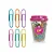 CLIPS PARA PAPÉIS COLORIDOS CUP COM 250 UN - Imagem 1