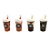 BORRACHA COFFEE CUP TRIS - Imagem 1