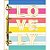 CADERNO ARGOLADO CARTONADO COLEGIAL BE NICE 160 FOLHAS - Imagem 1