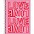 CADERNO UNIVERSITÁRIO LOVE PINK 80 FLS 1 MATERIA - Imagem 2
