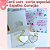 Chaveiro espelho com card personalizado 10 unidades - Imagem 1