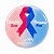 Botton Outubro Rosa e Novembro Azul Personalizado - Imagem 2