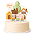 Topo de Bolo Personalizado 3 Porquinhos com Nome | Festa Infantil - Imagem 1