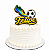 Topo de Bolo Personalizado Futebol Brasil Seleção - Imagem 1