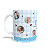 Caneca Personalizada Com Fotos Rostinho Do Bebê - Azul - Imagem 2