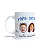Caneca Personalizada Dia dos Pais 325ml - Com Fotos dos Filhos - rostinho-pai - Imagem 1