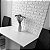 Painel Adesivo 3D Alto Relevo 70x38 Kit 10 Peças Branco - Imagem 2