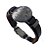 Pulseira em Couro Masculina com Placa em Metal 20cm - Imagem 2