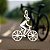 Pingente em Prata Ciclista Man - Imagem 1