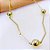 Colar chocker bolas e canutilho - Imagem 2