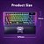 Teclado Mecânico Gamer Razer BlackWidow V4 Pro 75% Gengar Edition – RGB, Switch Mecânico, Layout ANSI, USB-C - Imagem 3