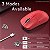 Mouse Gamer Sem Fio Attack Shark X6, 26000 DPI, PAW3395, Tri-Modo com Dock Magnético, RGB, Vermelho - Imagem 3