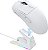Mouse Gamer Attack Shark X1 Wireless 40.000 DPI PAW3395 Pro com Dock RGB, Branco - Imagem 1