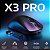 Mouse Gamer Attack Shark X3 Pro 4K/8K Wireless Tri-mode PAW3395 26.000 DPI, Preto - Imagem 4
