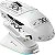 Mouse Gamer Attack Shark V6 Tri-mode Sem Fio 26.000 DPI com Dock Magnético RGB, Branco - Imagem 2