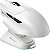 Mouse Gamer Attack Shark V6 Tri-mode Sem Fio 26.000 DPI com Dock Magnético RGB, Branco - Imagem 1