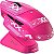 Mouse Gamer Attack Shark V6 Tri-mode Sem Fio 26.000 DPI com Dock Magnético RGB, Rosa - Imagem 1