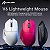 Mouse Gamer Attack Shark V6 Tri-mode Sem Fio 26.000 DPI com Dock Magnético RGB, Preto - Imagem 3