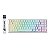 Teclado Magnetico Attack Shark X68PRO HE, RGB, Switch Magnetico Linear, Tri-Mode, Branco - Imagem 1