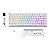 Teclado Magnetico Attack Shark X68PRO HE, RGB, Switch Magnetico Linear, Tri-Mode, Branco - Imagem 3
