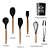 Jogo de utensílios em silicone 7 Peças Cinza: elegância e eficiência na sua cozinha - Imagem 4