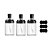 Kit 3 Pote Vidro Com Colher Tempero Condimento Sal Açucar - Imagem 1